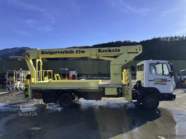 Tovornjaška dvižna delovna ploščad MERCEDES-BENZ 814 Ruthmann 27 meter