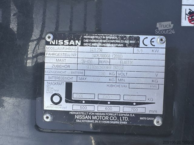 Priekinis krautuvas NISSAN 1Q2L25Q *Triplex+Kool Reachforcks*2960 h Top