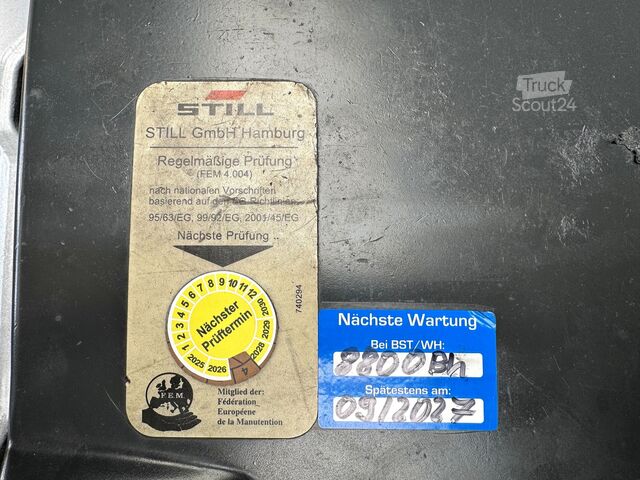 2019 S+UVV 09/2027 Still EXU-SF20 Still EXU-SF20