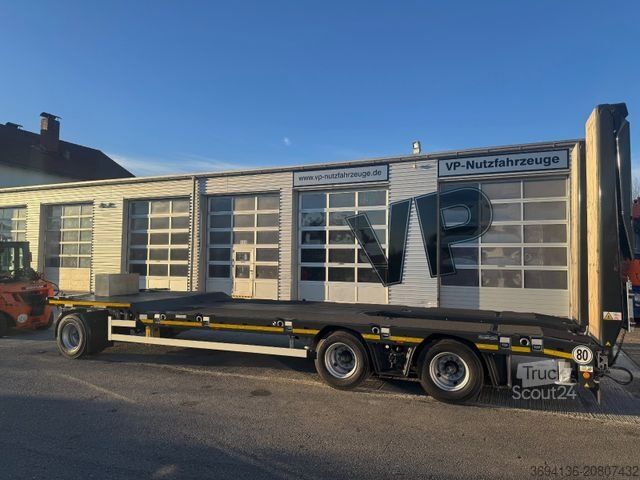 Нископроходен ремарке GOLDHOFER TU-L3(245) Gummibelag Stielmulde Luftfederung