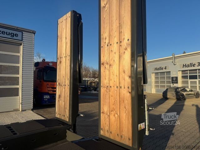 Нископроходен ремарке GOLDHOFER TU-L3(245) Gummibelag Stielmulde Luftfederung