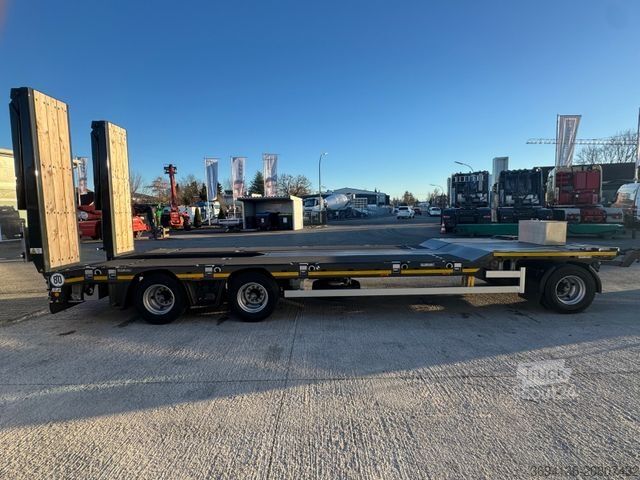 Нископроходен ремарке GOLDHOFER TU-L3(245) Gummibelag Stielmulde Luftfederung