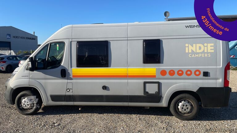 Wohnwagen/Wohnmobil Fiat Weinsberg Carabus 600 K | 4 Posti Letto | Completamente Attrezzato