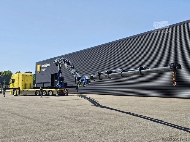 Vrachtwagen met kraan Scania S580 V8 / 8x4 / FASSI 115 t/m CRANE / RETARDER