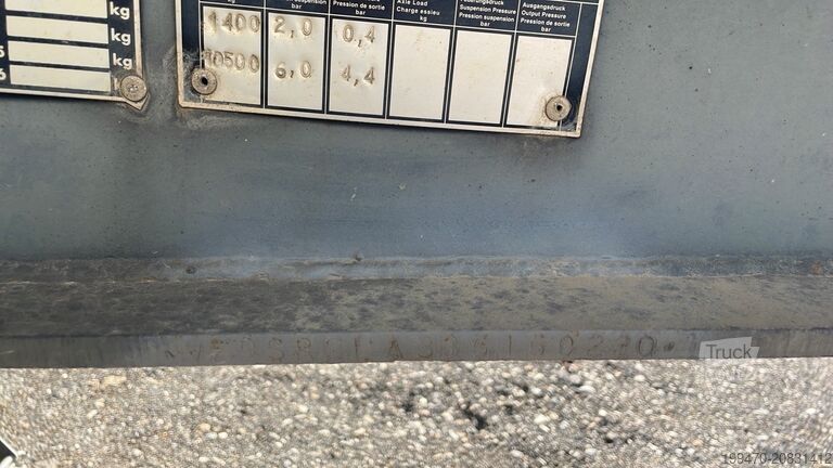 Rimorchio ribaltabile Louault VF9 Steel Trailer