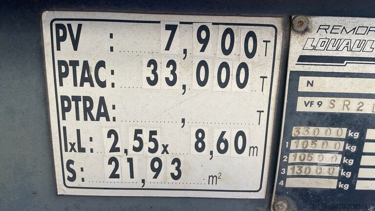 Rimorchio ribaltabile Louault VF9 Steel Trailer