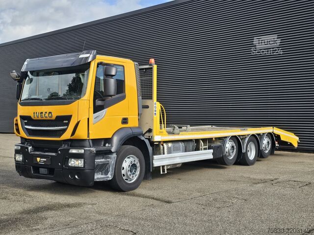 фургон-автовоз Iveco AD320S42 8x2 / RETARDER / WINCH / AUTO-TRANSPORTER