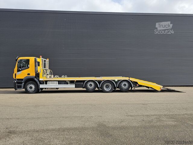 фургон-автовоз Iveco AD320S42 8x2 / RETARDER / WINCH / AUTO-TRANSPORTER