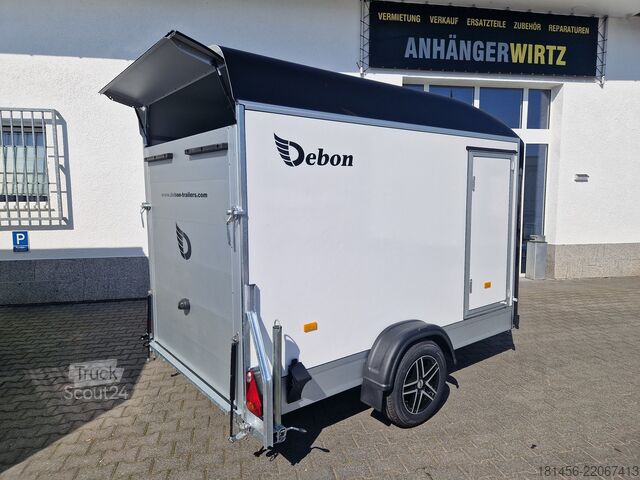 Gesloten opbouw Cheval Liberté Roadster 300 mit Seitentür Seitenklappe Alufelgen Multi Koffer Sport Freizeit Event Werkstatt