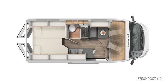 Avtodom SUNLIGHT Cliff 640, Autom,AWT isol,REMI,6E,Markise,AKTION