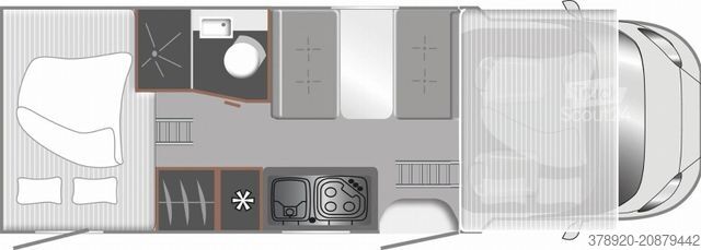 Autocaravana con alcoba LMC Tourer A 690 G Fiat
