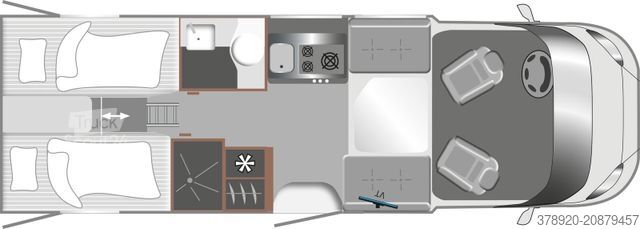 Półzintegrowany kamper LMC Cruiser T750 EF sofort Verfügbar, 3.+4 Sitzplatz