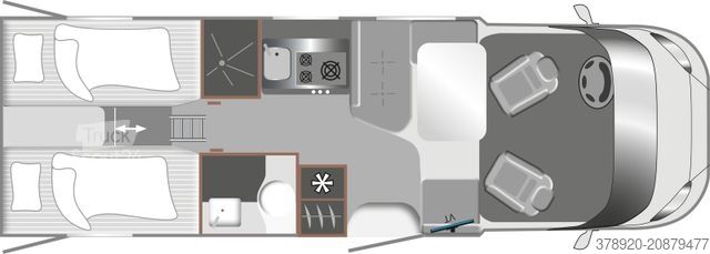 Półzintegrowany kamper LMC Cruiser T750 EL sofort Verfügbar, 3e+4e Sitzpl.