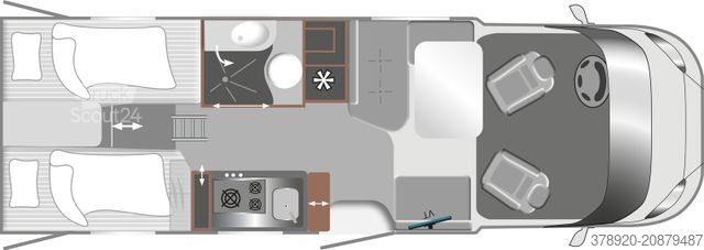 Półzintegrowany kamper LMC Cruiser T740 EL sofort Verfügbar,3e+4e Sitzplatz