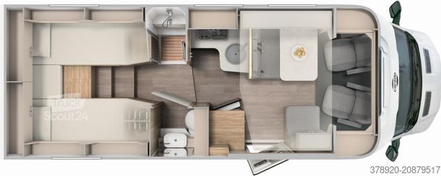 Polintegriran avtodom CARADO Edition26 T Ford 447 Bi Xenon