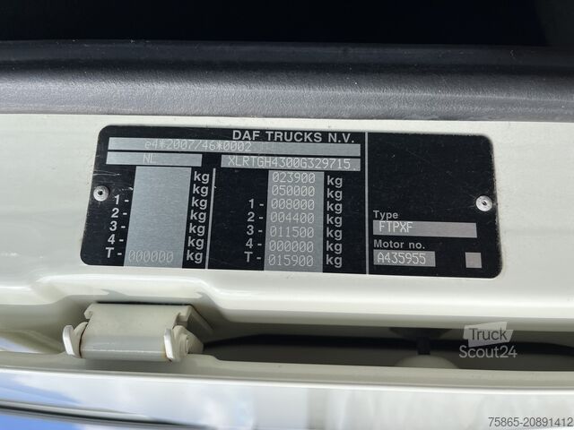 MTS standard DAF XF 480 FTP Space Cab / 414 dkm / Stand Klima / ...