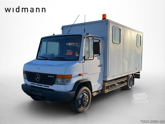 Transporter mit Koffer Mercedes-Benz Vario 616 D Koffer Werkstattkoffer AHK Facelift
