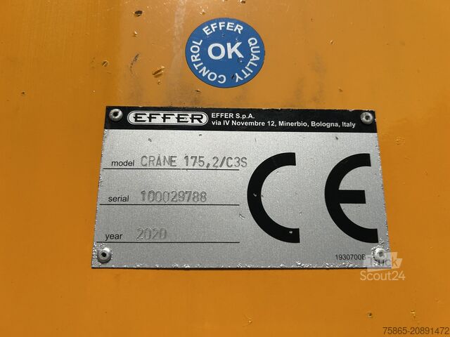 Camion-grue DAF LF 320 FA / Effer 175.2/c3s Crane / 363 dkm / P...