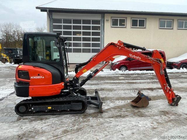 Minikotró KUBOTA Kompaktbagger KX037-4 MS03  3.+4. Steuerkreis
