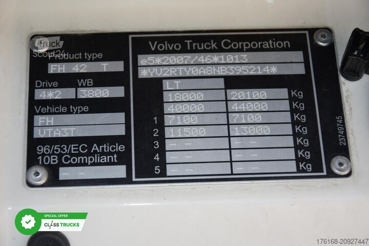 Standard dragbil VOLVO FH 460 Globetrotter XL i-Save I-ParkCool