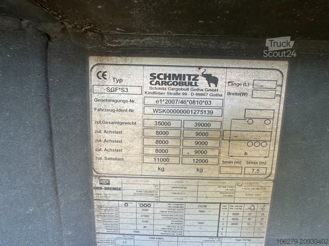 Savivartis puspriekabė SCHMITZ CARGOBULL SKI 24 SL 06 / 7,2 Stahlkippmulde