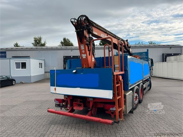 Platós teherautó MAN TGS 26.360/6x2, Atlas 170.2, Lenka.