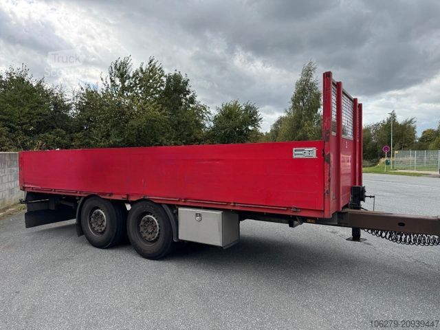 مقطورة مفتوحة  Wilken ZA 18 Tandem Baustoff