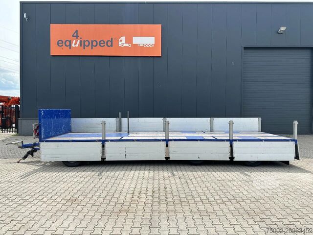 Plataforma de carga Floor zeer mooie AXD.330 3-assige aanhanger met alu z...