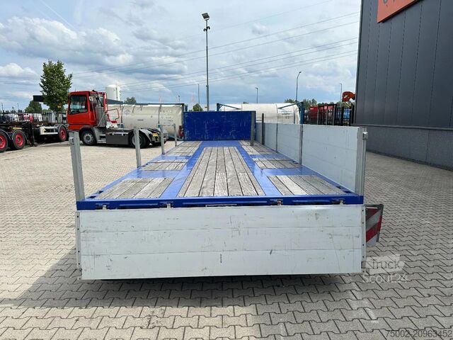 Plataforma de carga Floor zeer mooie AXD.330 3-assige aanhanger met alu z...