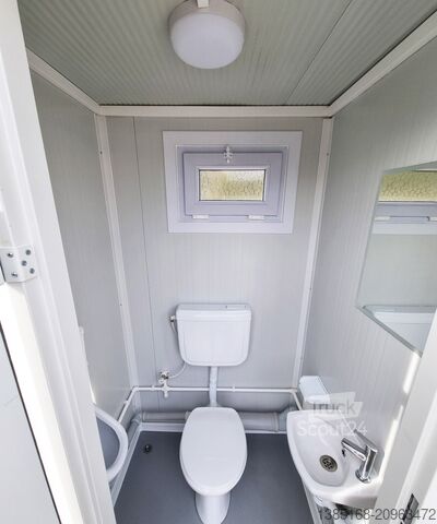 Contenedor de baño Elipo® Container WC Sanitärcontainer Toilette Doppelkabin