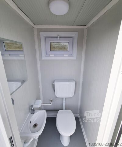 Contenedor de baño Elipo® Container WC Sanitärcontainer Toilette Doppelkabin