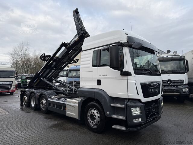 Tipvogn MAN TGS 35.420 8X2-6 Haken/ Silo M-TEC HLS 20
