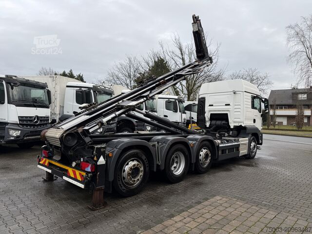 Tipvogn MAN TGS 35.420 8X2-6 Haken/ Silo M-TEC HLS 20