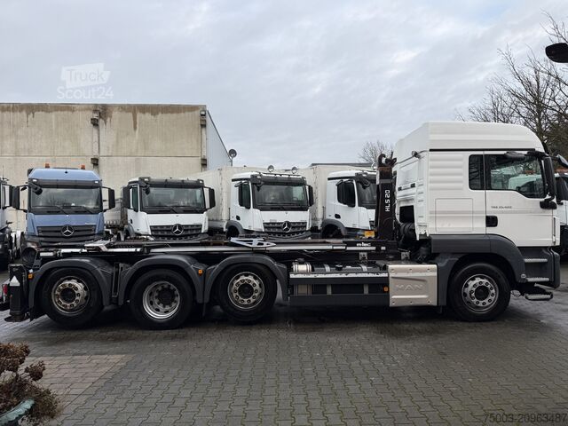 Tipvogn MAN TGS 35.420 8X2-6 Haken/ Silo M-TEC HLS 20