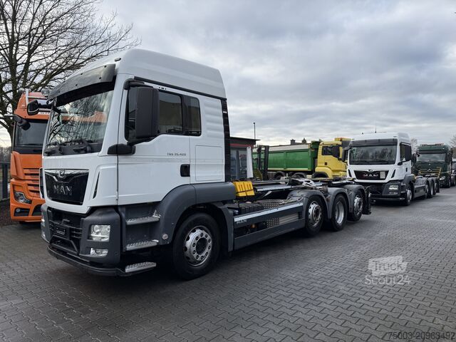 Tipvogn MAN TGS 35.420 8X2-6 Haken/ Silo M-TEC HLS 20