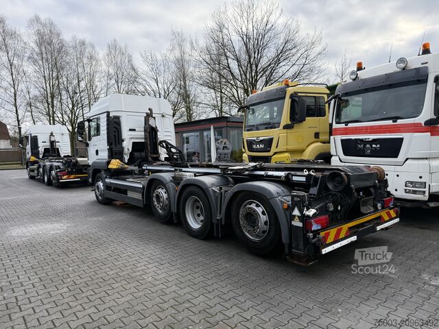 Tipvogn MAN TGS 35.420 8X2-6 Haken/ Silo M-TEC HLS 20