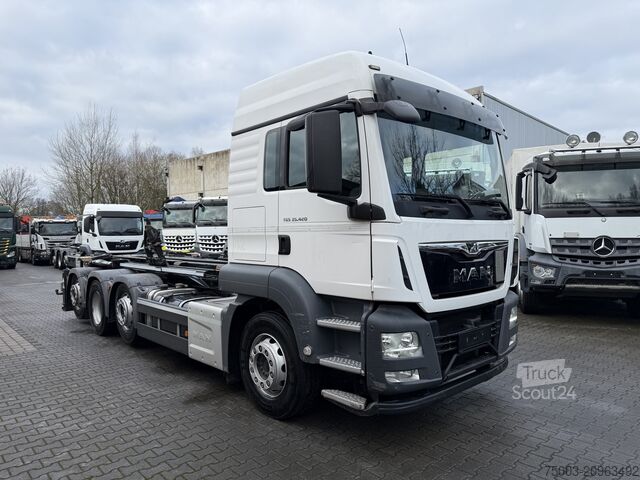 Tipvogn MAN TGS 35.420 8X2-6 Haken/ Silo M-TEC HLS 20