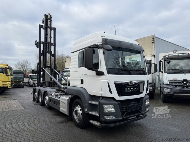 Tipvogn MAN TGS 35.420 8X2-6 Haken/ Silo M-TEC HLS 20