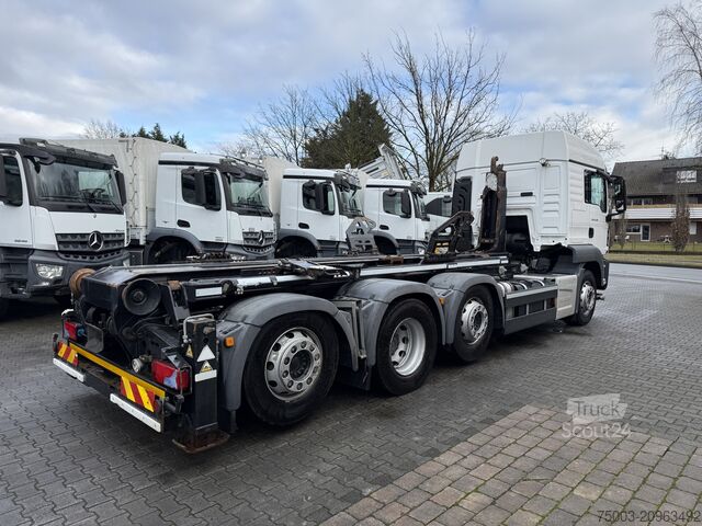 Tipvogn MAN TGS 35.420 8X2-6 Haken/ Silo M-TEC HLS 20