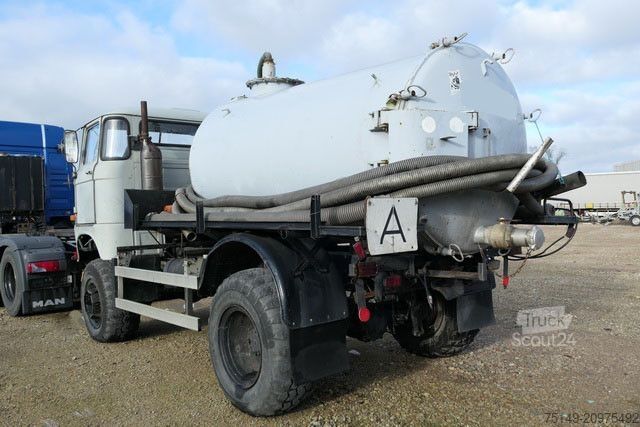 Saugwagen  IFA FA W50 LA/FV 4x4, Allrad, Kanlreiniger,21tkm