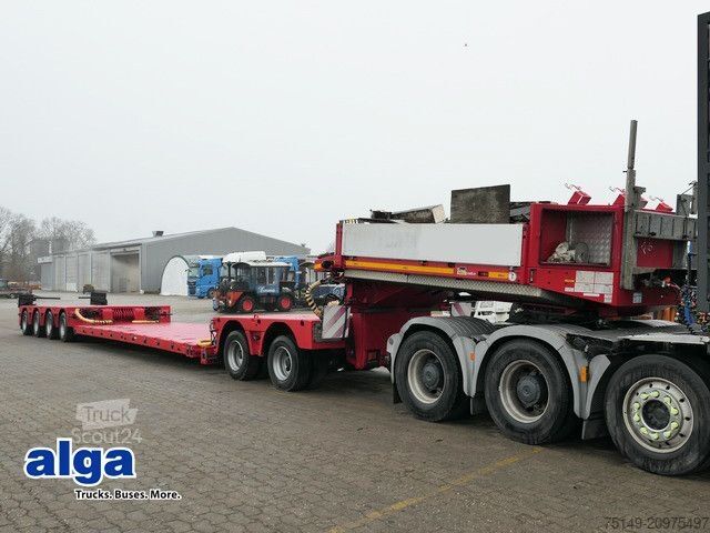 Alacsony rakfelületű félpótkocsi DOLL T6E-S3/25-2+4, Tiefbett, teleskopierbar, Dolly