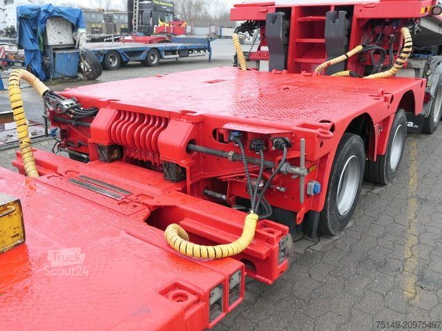 Alacsony rakfelületű félpótkocsi DOLL T6E-S3/25-2+4, Tiefbett, teleskopierbar, Dolly