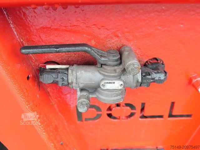 Alacsony rakfelületű félpótkocsi DOLL T6E-S3/25-2+4, Tiefbett, teleskopierbar, Dolly