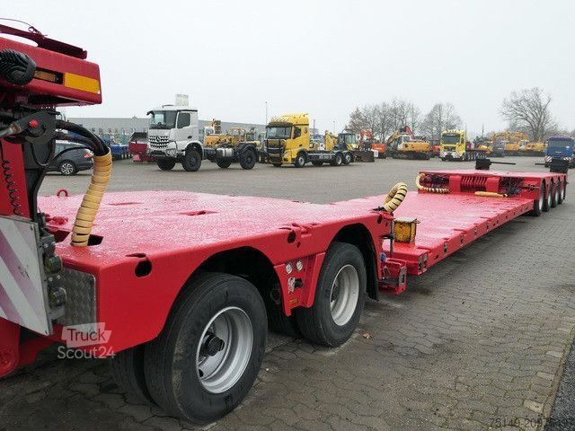 Alacsony rakfelületű félpótkocsi DOLL T6E-S3/25-2+4, Tiefbett, teleskopierbar, Dolly