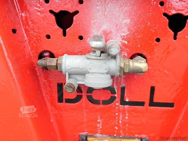 Alacsony rakfelületű félpótkocsi DOLL T6E-S3/25-2+4, Tiefbett, teleskopierbar, Dolly