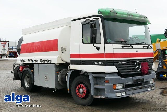 Cisternové vozidlo MERCEDES-BENZ 1835 Actros 4x2, 3 Pedale, 14m³, Sening,Schlauch