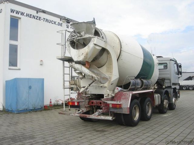 Автобетонозмішувач MERCEDES-BENZ Actros 3235 B 8x4 Betonmischer Stetter 9m³ -Deut