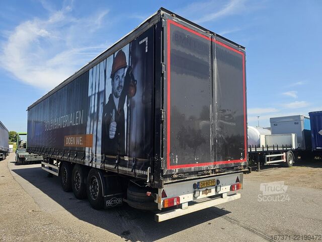 2004 PACTON T3 001 / cortina deslizante de 3 eixos / discos SAF / APK TUV / 13-03-2027. PACTON T3 001 /3 axle curtainsider /saf disc/ apk tuv/...