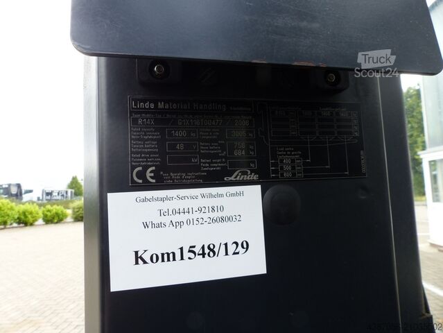 Chariot à mât rétractable Linde R14X