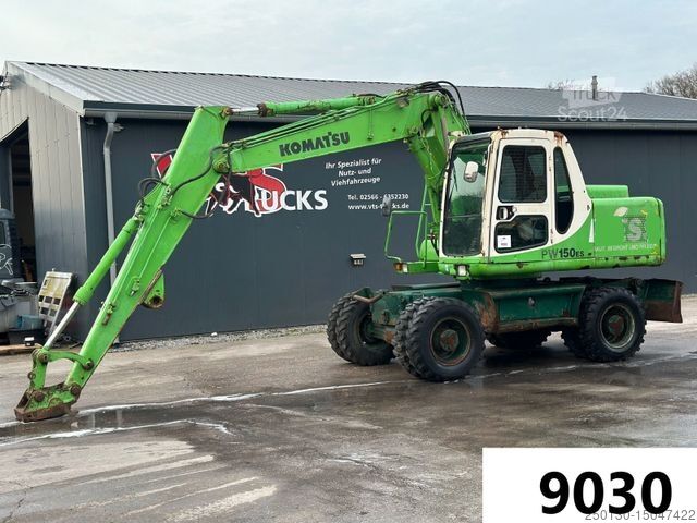 Pelle sur pneus KOMATSU PW 150ES-6K Mobilbagger Bj.2002